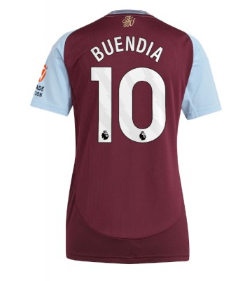 Aston Villa Emiliano Buendia #10 Replika Hjemmebanetrøje Dame 2024-25 Kortærmet